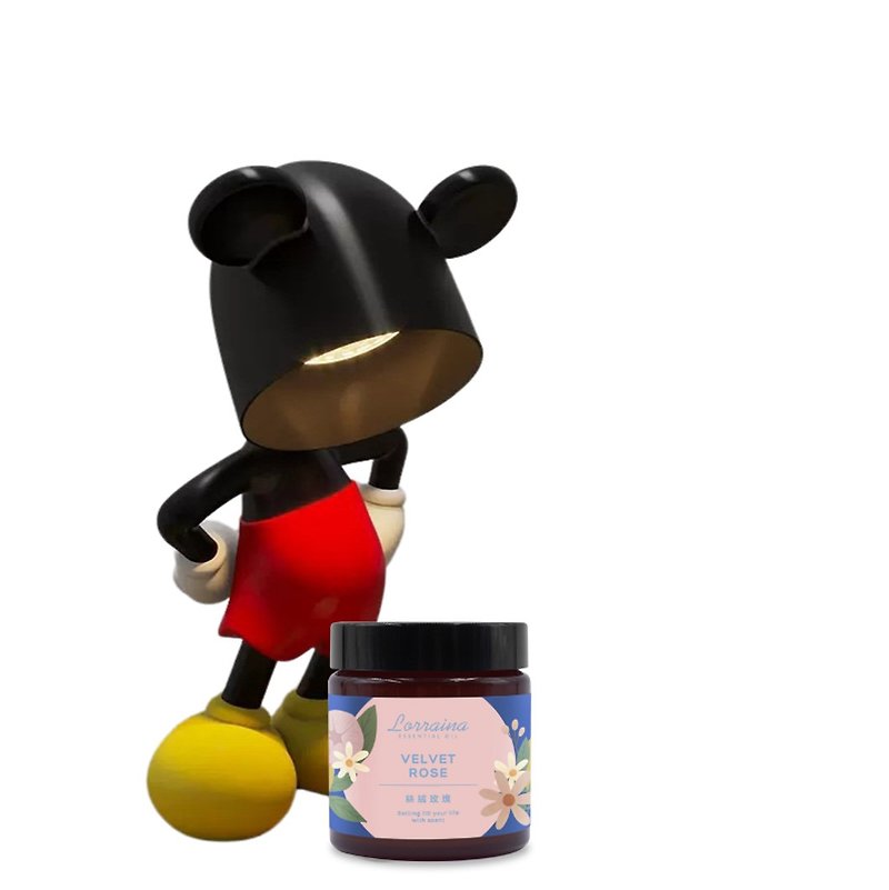 Mickey scented candle melt Wax lamp can be timed/light source (candle not included) - Fragrances - Stainless Steel White