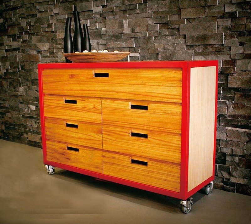 雪松木鐵件斗櫃 Material Cabinet - 其他家具 - 木頭 