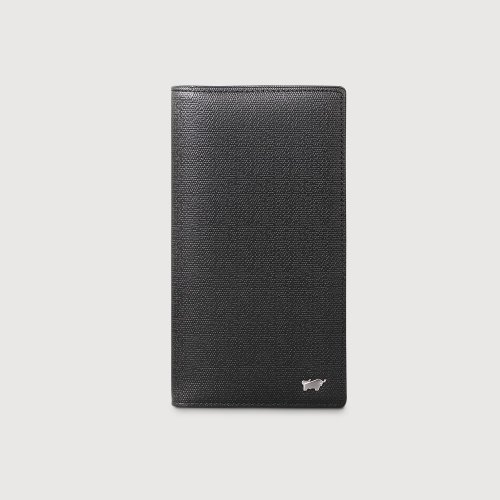 BRAUN BUFFEL 德國小金牛 【免費贈送送禮提袋】安德勒 16卡兩折長夾-黑/BF531-631-BKL