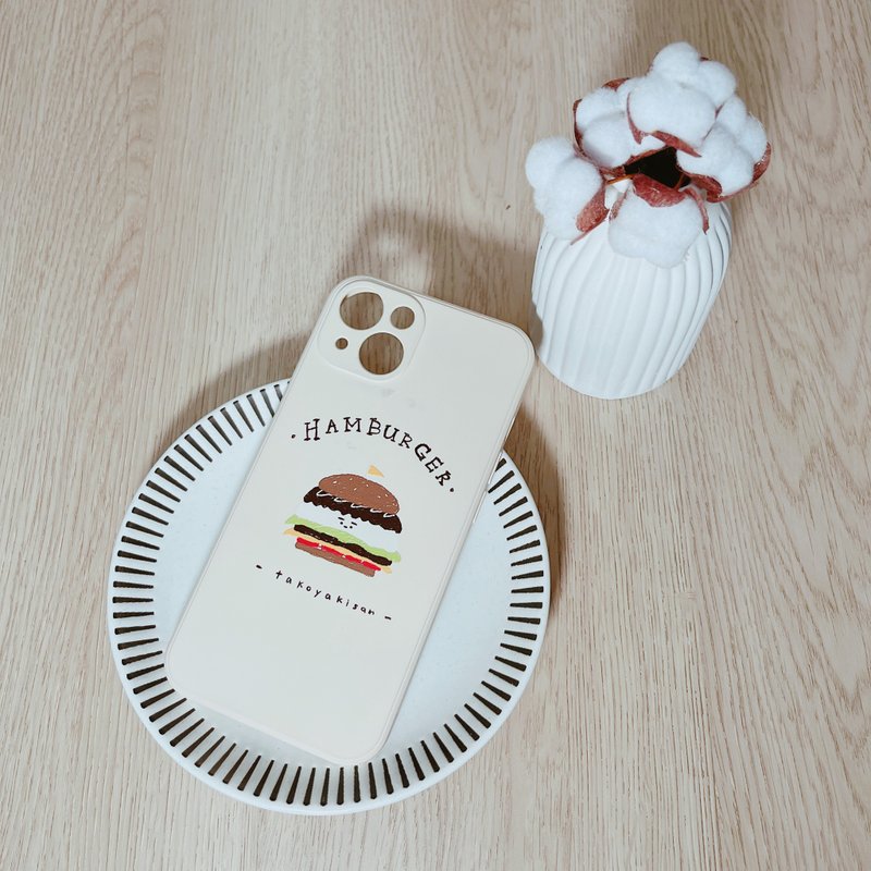 Phone Case | Hamburger - Phone Accessories - Plastic White