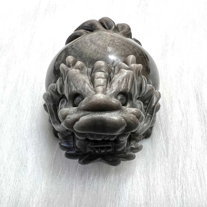 銀曜石龍龜 | 水晶 | 水晶龍龜 | 水晶擺件 - 擺飾/家飾品 - 水晶 黑色