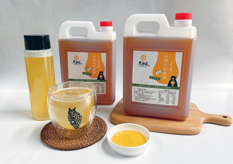 100% Taiwan Pure Flower Honey_4 Taiwan Jin - Honey & Brown Sugar - Fresh Ingredients 