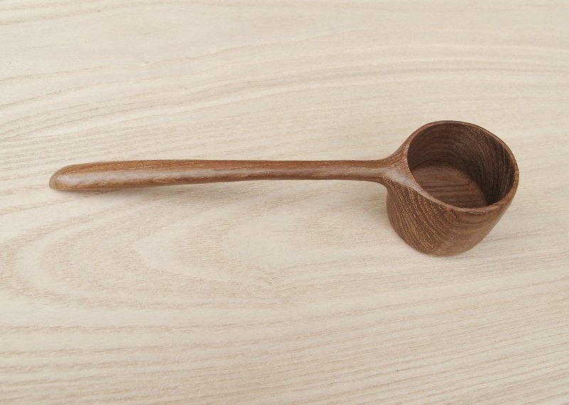 天然手作木匙-柚木款-咖啡/茶匙 - 餐具/刀叉湯匙 - 木頭 咖啡色