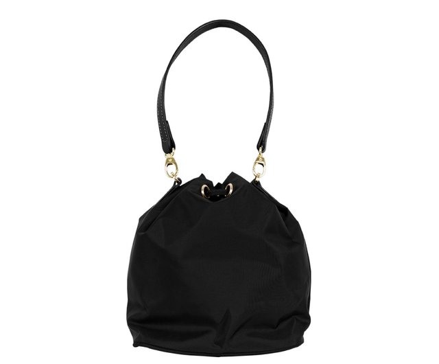 BRIC' S】X collection side back/hand bucket bag black - Shop