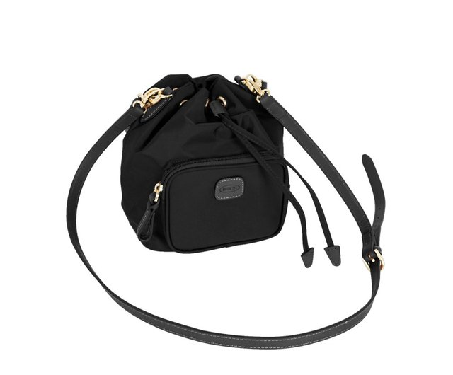 BRIC' S】X collection side back/hand bucket bag black - Shop