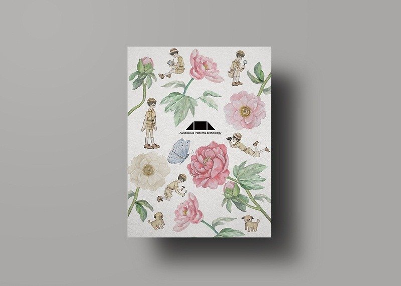 Vigorously on Paper-National Color and Heavenly Fragrance - Cards & Postcards - Paper Pink