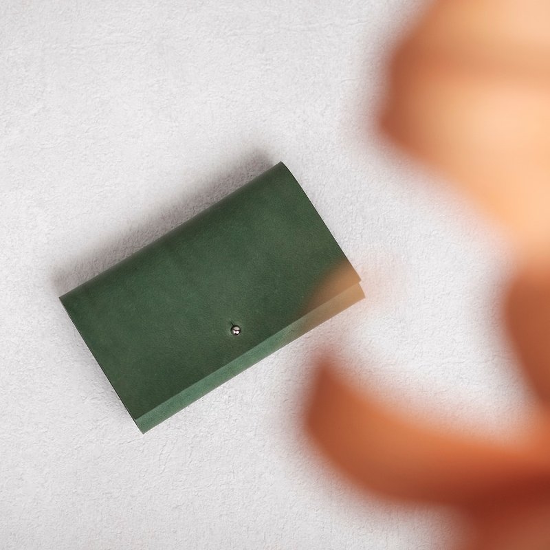 POCKE - Mini Wallet / Ever Green - 銀包 - 真皮 綠色