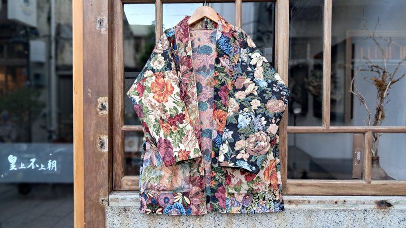 AMIN'S SHINY WORLD Flower Republic World KIMONO ONLY Series - เสื้อแจ็คเก็ต - ผ้าฝ้าย/ผ้าลินิน หลากหลายสี