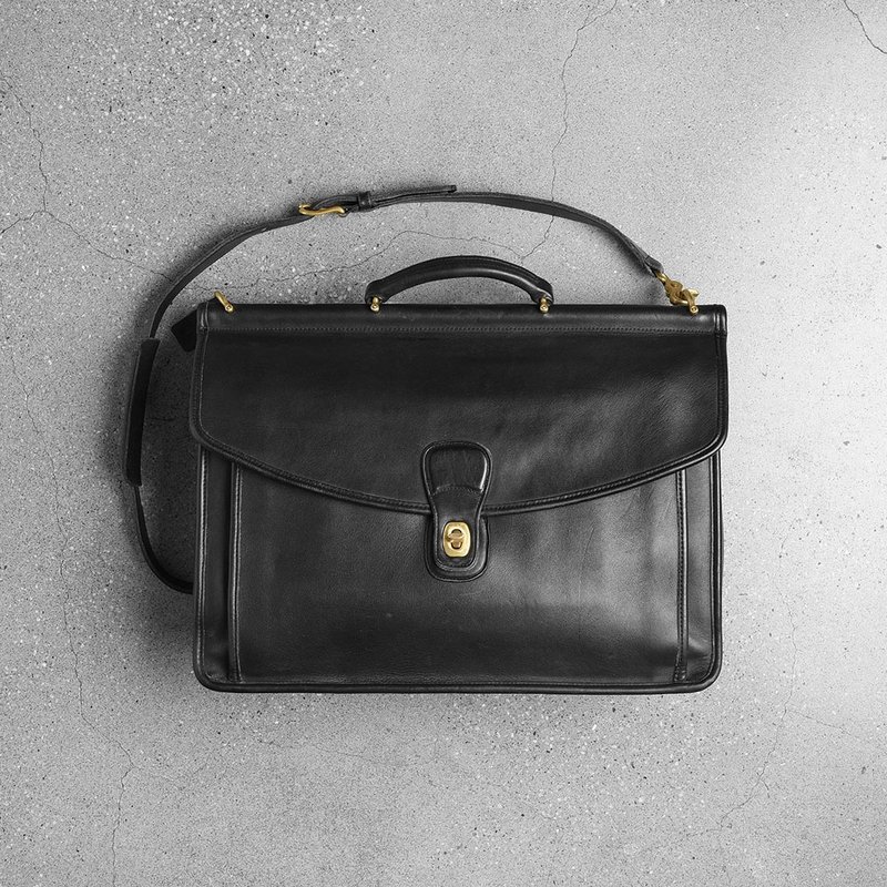 Coach Vintage Bag - Briefcases & Doctor Bags - Genuine Leather Black