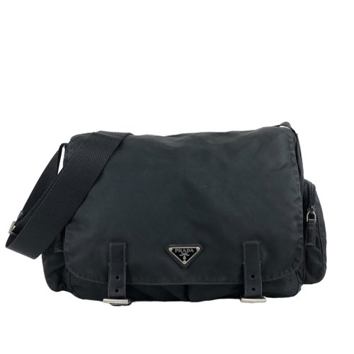 PRADA プラダ トライアングルロゴ ナイロン メッセンジャー