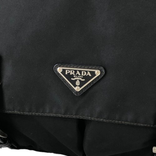 日本直送 名牌中古包 】PRADA プラダ ショルダーバッグ ブラック