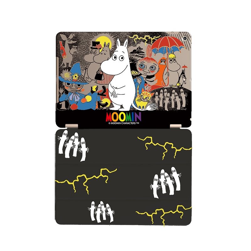 Moomin Authorized-iPad Crystal Case [Moomin on the Deserted Island] - Tablet & Laptop Cases - Plastic Black