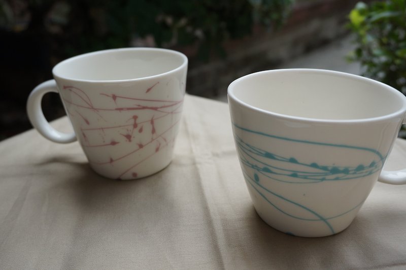 Splash Series Mug - Mugs - Porcelain Multicolor