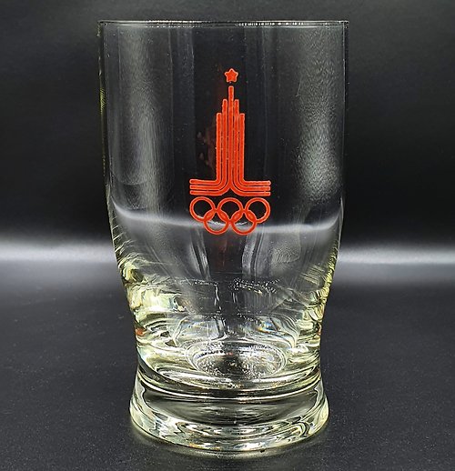 M1DMI Juice glass USSR Olympic Games Moscow 1980