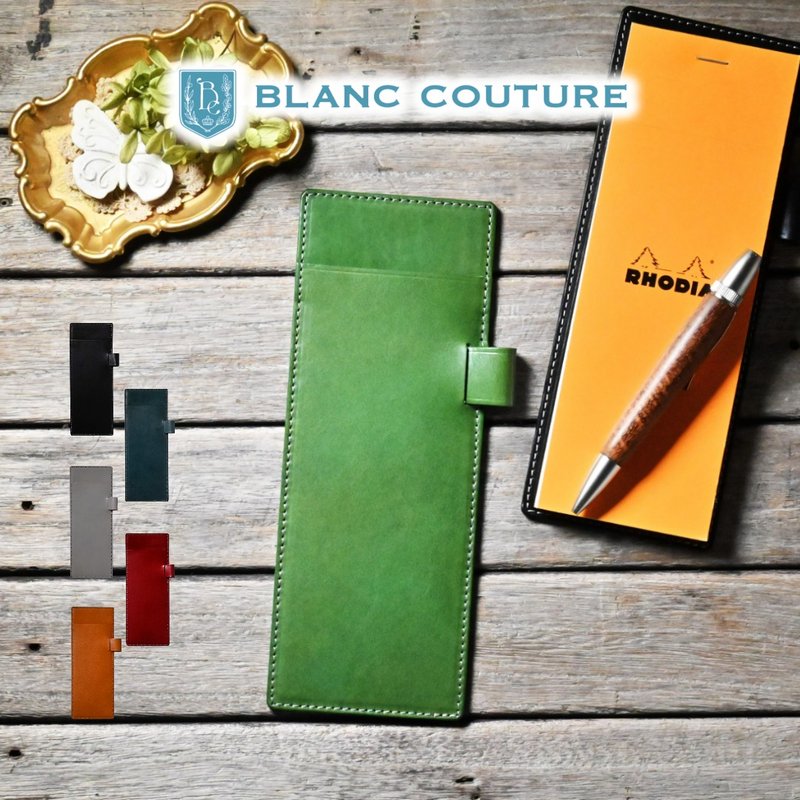 メモパッド 革 ロディア 8 対応 サイズ - ノート・手帳 - 革 ブラック