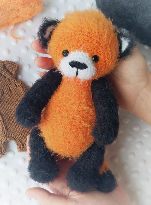 国内作家様　テディベア　ぬいぐるみ　レッサーパンダ 国内作家様　テディベア　ぬいぐるみ　レッサーパンダ