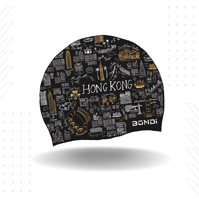 Unisex Silicone Swim cap 泳帽 - 運動配件 - 其他材質 黑色