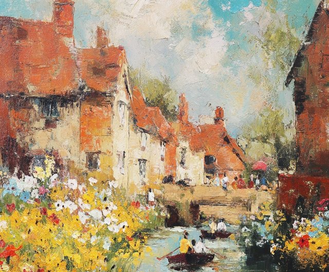 純粋な手描きの油絵抽象ライオンW 純粋な手描きの油絵抽象ライオンW