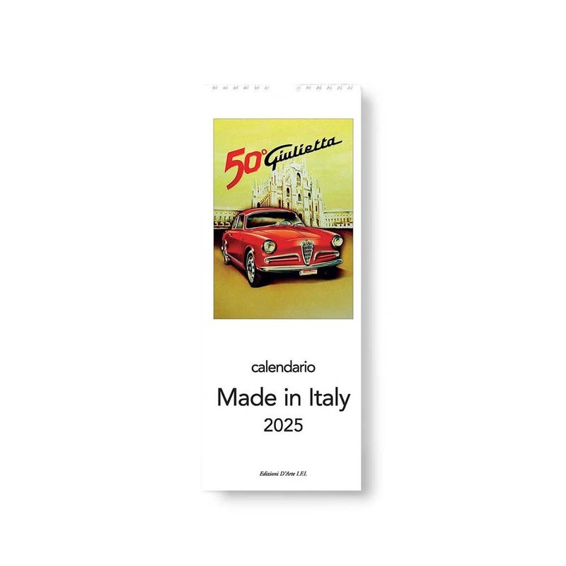 Italian IFI 2025 straight wall calendar Italian design (please message before placing order) - Calendars - Paper Multicolor