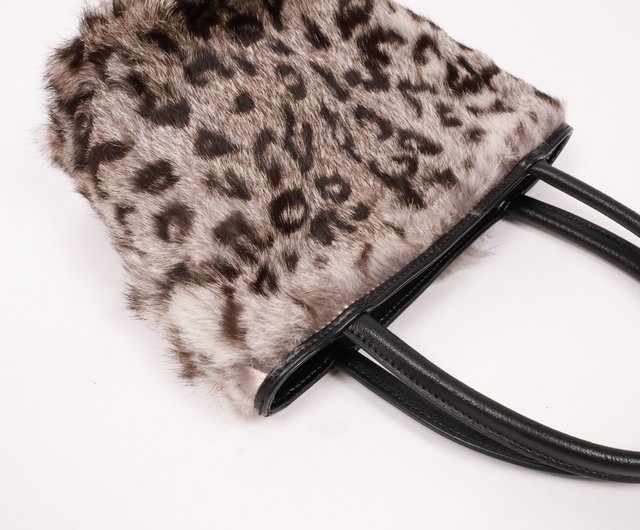 Fluffy bag leopard hot sale