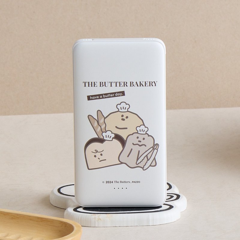 The Butters烘焙好朋友雙線快充10000mAh行動電源 - 行動電源/充電線 - 塑膠 多色