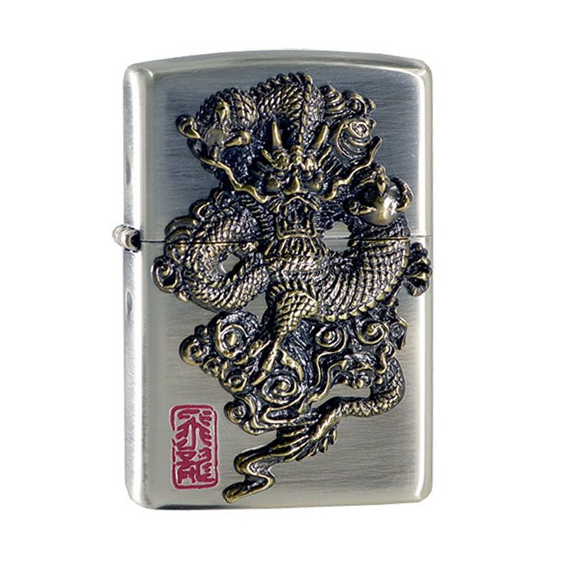 【ZIPPO官方授權】銳氣龍珠飛龍防風打火機 ZA-2-59C - 其他 - 銅/黃銅 