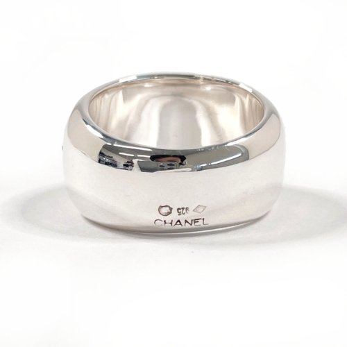 井伊シャネル ロゴ ナロー リング シルバー 925 13号 箱付 日本直送 中古美品】13号 シャネル CHANEL リング・指輪 ロゴ