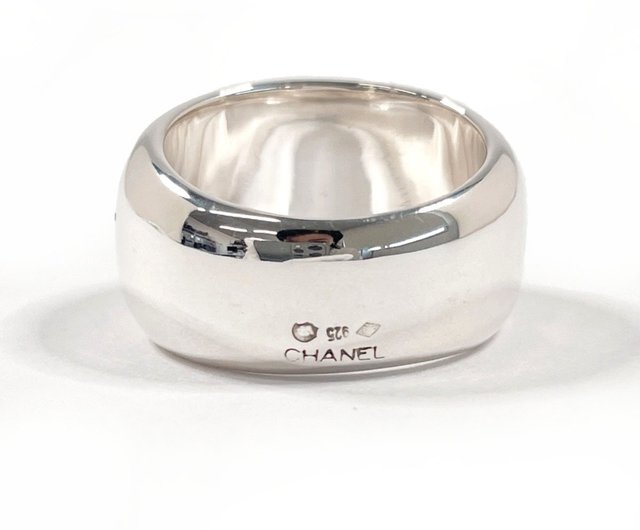 日本直送 中古美品】13号 シャネル CHANEL リング・指輪 ロゴ