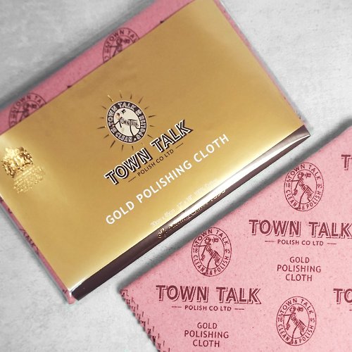 Town Talk One Silver and One Gold Polishing Cloth