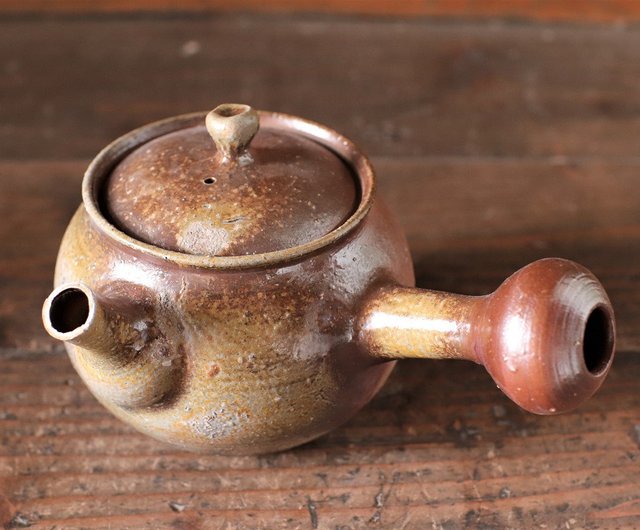 備前焼 茶道具 茶釜 急須 (No.73)