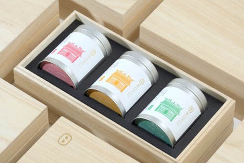 茶日子 Dae by Day 【茶包禮盒】城隍廟1821 小桐木禮盒 | 3罐入 伴手禮/企業贈禮