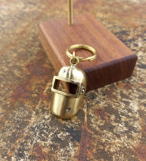 禧冶工藝 黃銅 電銲面具鑰匙圈 / 掛飾