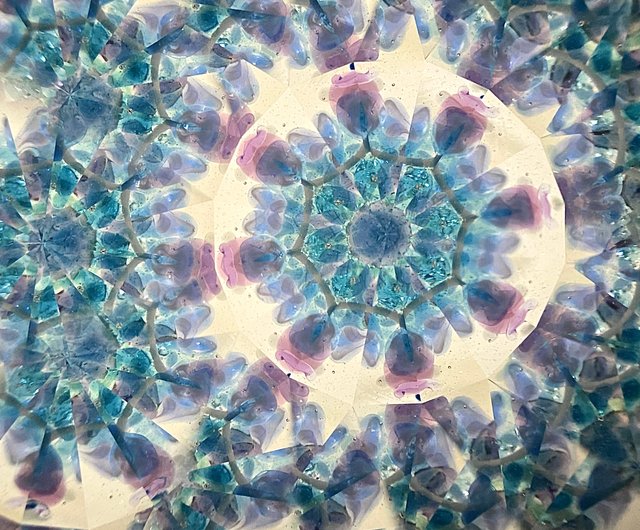 静かな夜の紫陽花 万華鏡 - ショップ GlassNique（グラスニーク