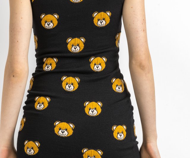 【MOSCHINO】テディベア ニット ミニドレス MOSCHINO- Teddy Bear Sweater Dress / テディベア ニットドレス
