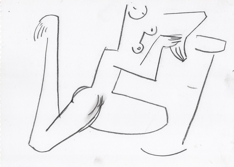 黒と白の鉛筆画 - デジタルスキャン、アート愛好家へのプレゼントに最適 - 似顔絵・イラスト・挿絵 - その他の素材 