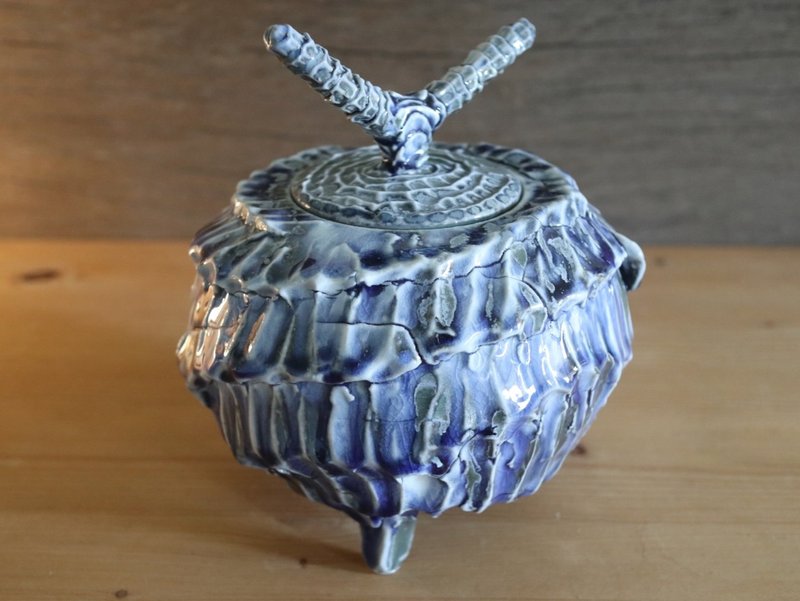 柴燒茶倉_G02 - 茶壺/茶杯/茶具 - 瓷 藍色