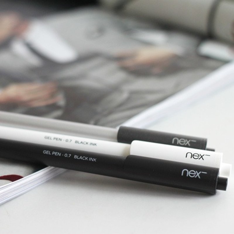 グループにPREMECスイスペンファッションブラックシルバーブラックとホワイトのインクペン3 - その他のペン - プラスチック ブラック
