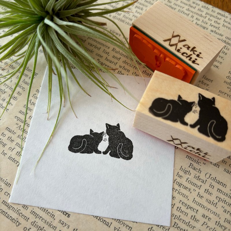 I found something Black cat stamp - ตราปั๊ม/สแตมป์/หมึก - ยาง 