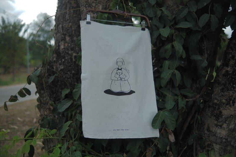 Cotton Poster | you feel like home - 日曆/月曆/年曆 - 棉．麻 白色