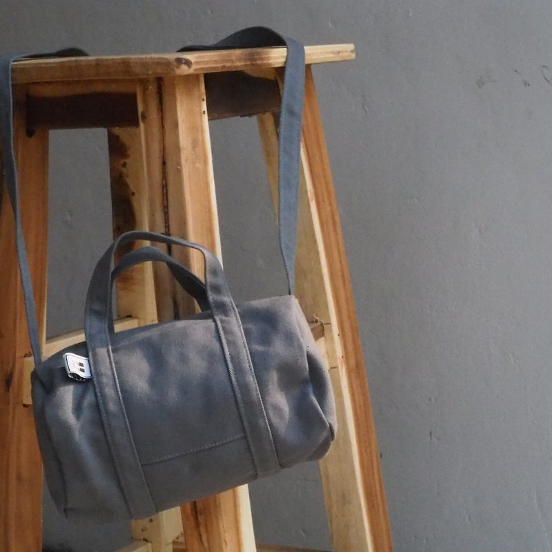 DUFFLE SIZE S - SMOKE GRAY - Messenger Bags & Sling Bags - Polyester Gray