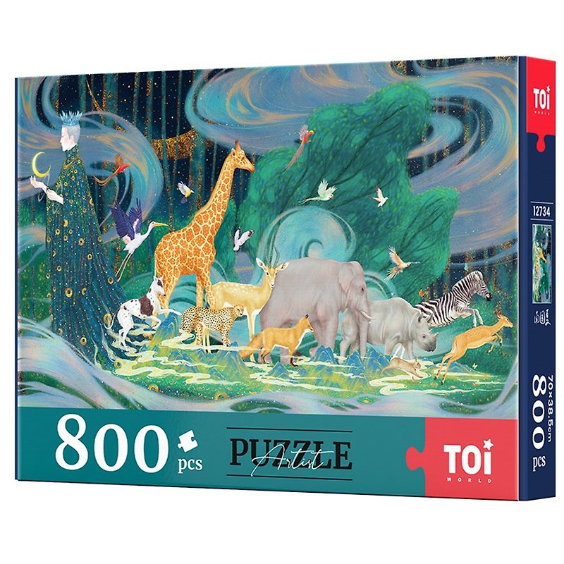 800 Piece Puzzle [Luna] TOi Tuyi Illustrator Original Art Family Leisure Puzzle Board Game - Puzzles - Paper 