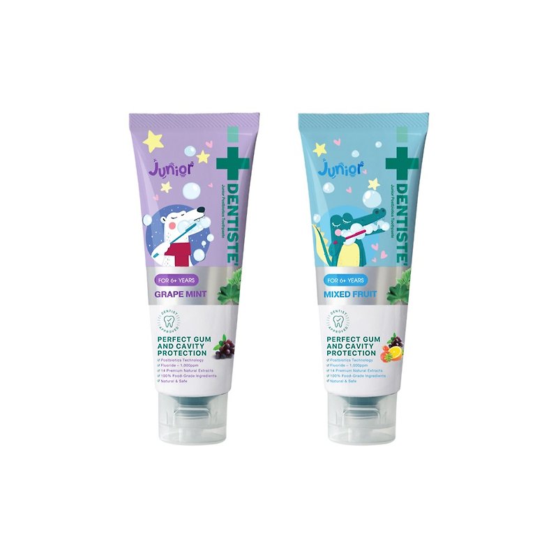 DENTISTE' Dentist's Choice Postbiotic Children's Toothpaste/Above 6 Years Old (Contains 1000ppm Sodium Fluoride) - Toothbrushes & Oral Care - Other Materials 