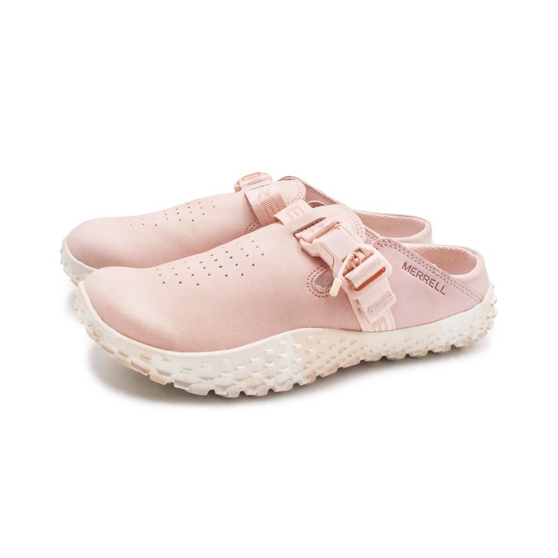 MERRELL WRAPT SLIDE NUBUCK 休閒便鞋 女鞋-淡粉色 - 女休閒鞋/帆布鞋 - 環保材質 