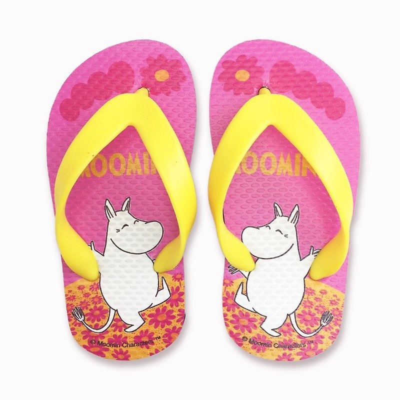 Moomin 噜噜米 authorized - flip-flops (children) 07 - Kids' Shoes - Rubber Pink