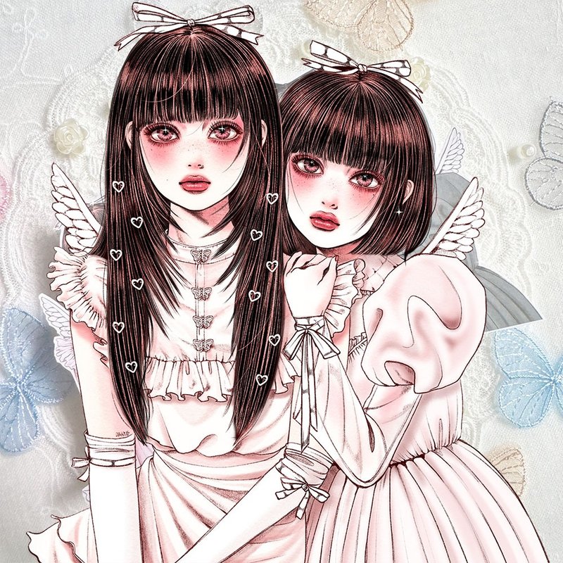 BeBe sticker - 貼紙 - 紙 多色