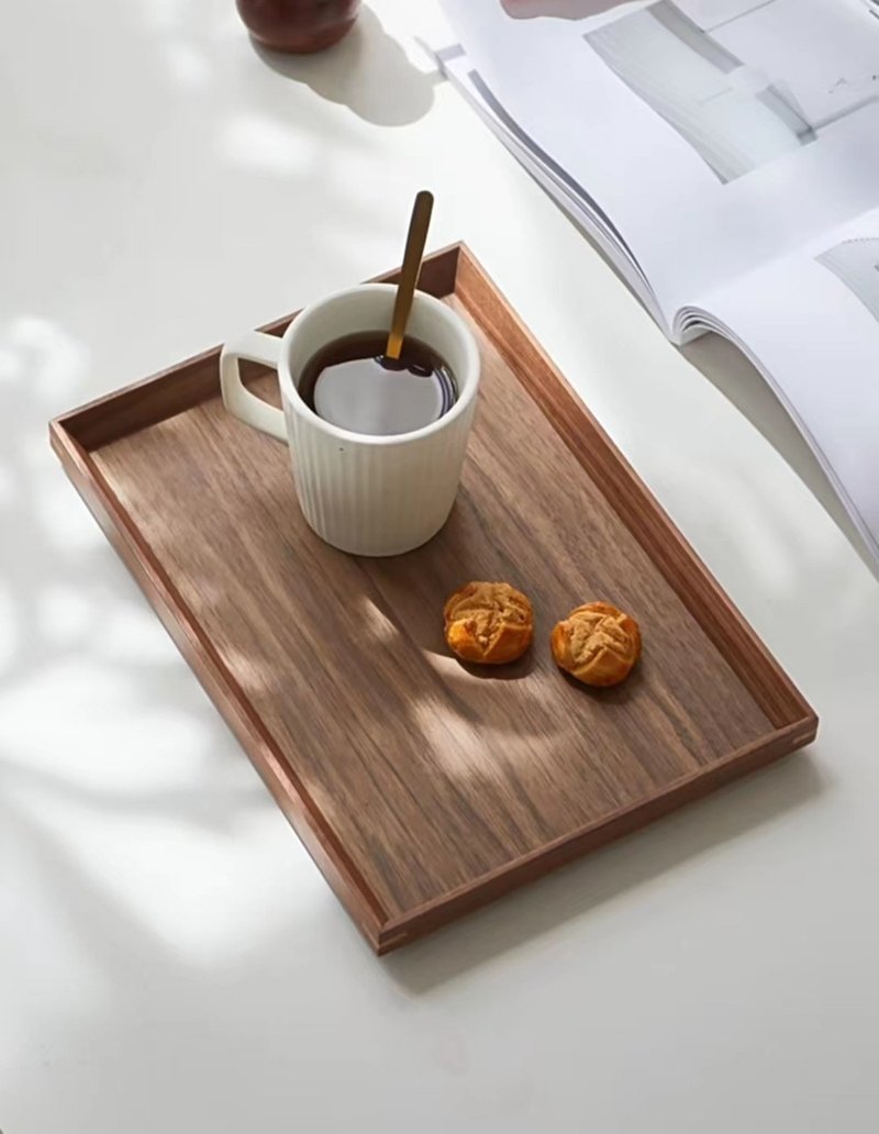 wooden tray, walnut - Storage - Wood 