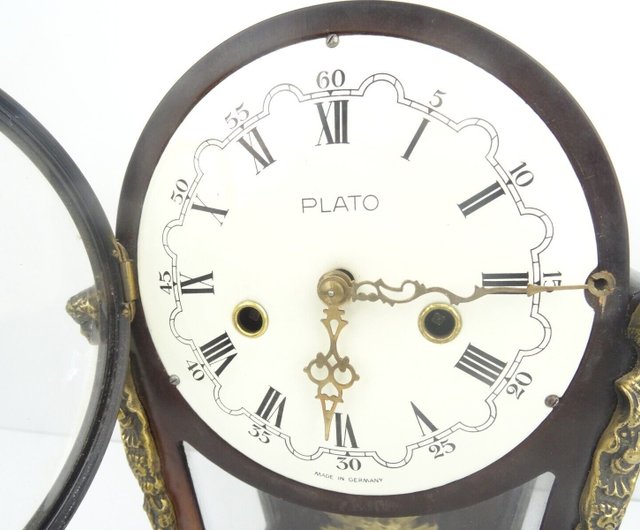 Antique Vintage German Mantel Clock PLATO Shelf Bracket Junghans