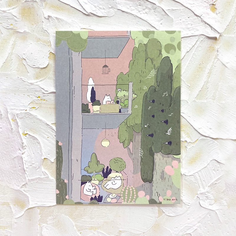 Ideal Apartment| Postcard| Original Illustration| Yibo - Cards & Postcards - Paper 