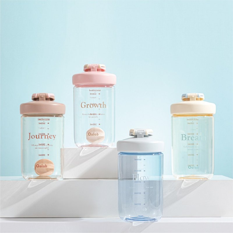 律動蛋白搖搖杯 500ML - 水瓶/水壺 - 塑膠 粉紅色