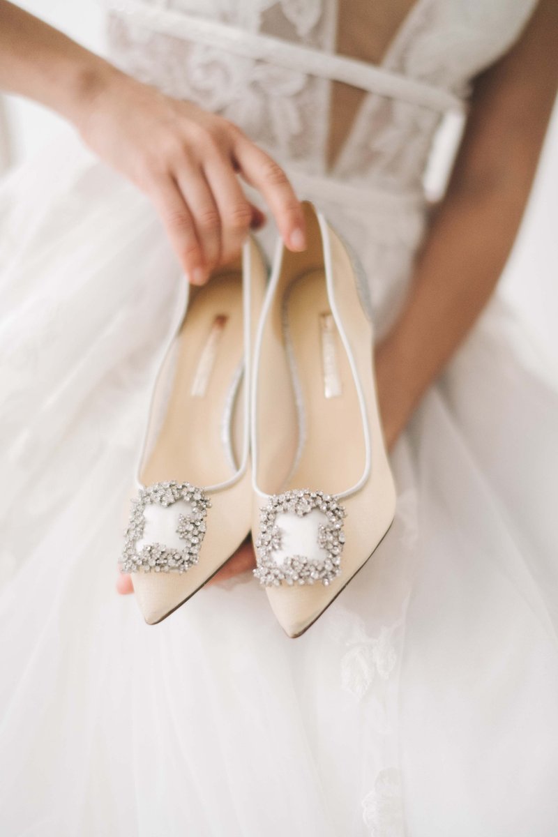 75mm Amelia 高跟鞋 - 高跟鞋/跟鞋 - 真皮 銀色